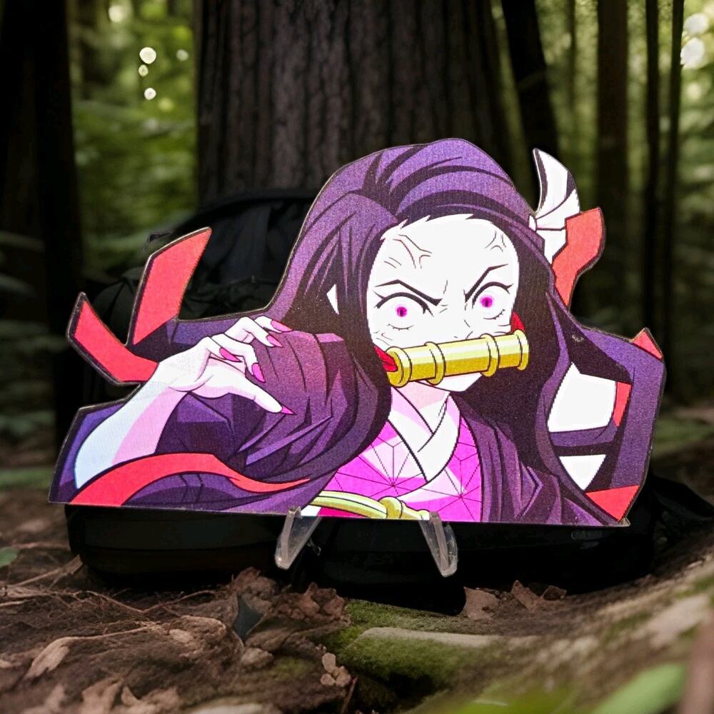 Nezuko Kamado Demon Slayer Kimetsu no Yaiba 3D Motion Lenticular Decal Sticker